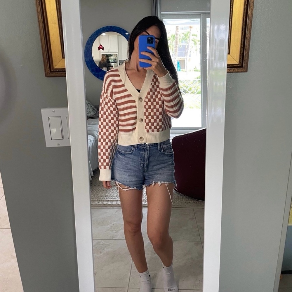 More To Come Sima Button Up Sweater